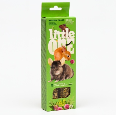 Little One Палочки с луговыми травами для грызунов, 55 гр