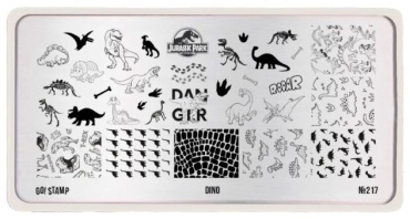 Go! Stamp пластины 217 Dino