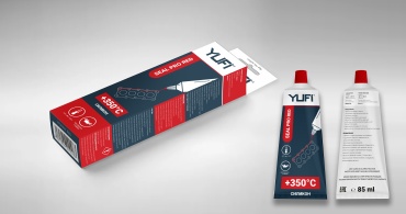 YUFI герметик YF3009HT 85 мл красный