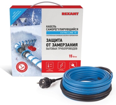 Кабель саморегулирующийся REXANT EXTRA LINE 15MSR-PB 51-0623 1 шт