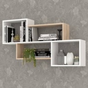 Полка 002, 115х19.6x64 см, бежевый