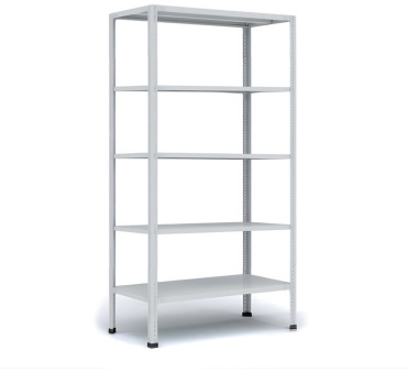 Стеллаж складской L.Inc 100x50x200 см, полок 5 шт