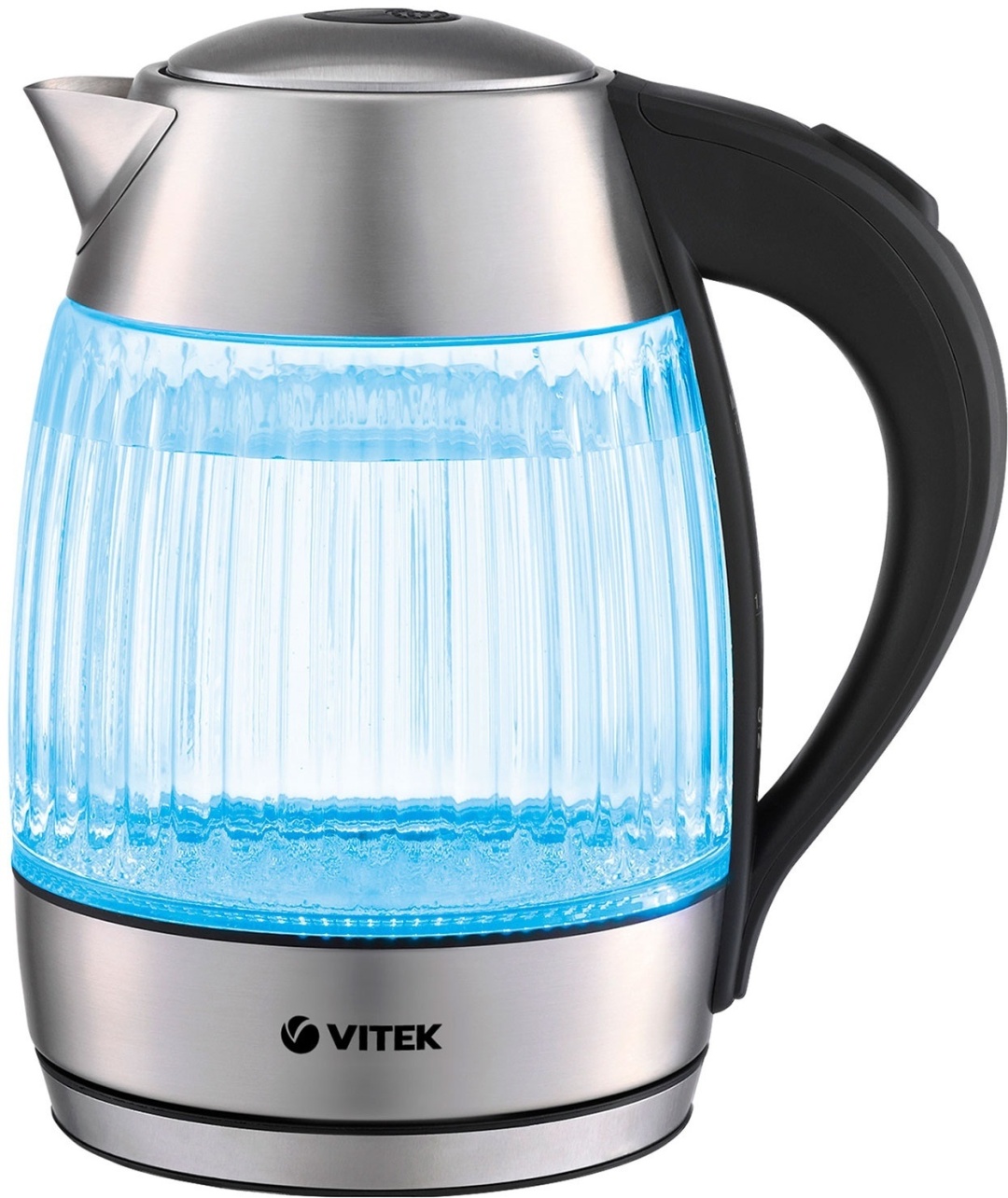 Электрочайник Vitek VT-7030 серебристый, прозрачный