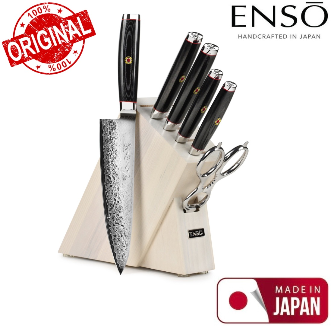 Универсальный ENSO Japan SG2, лезвие: дамасская сталь 5 шт