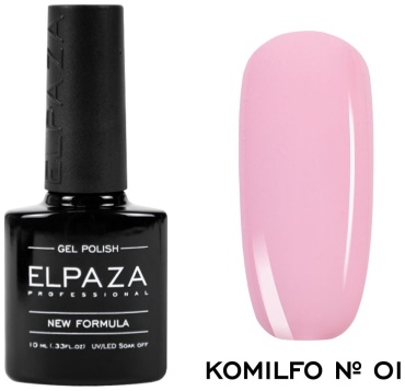 ELPAZA гель-лак Komilfo №01 глянцевое 10 мл