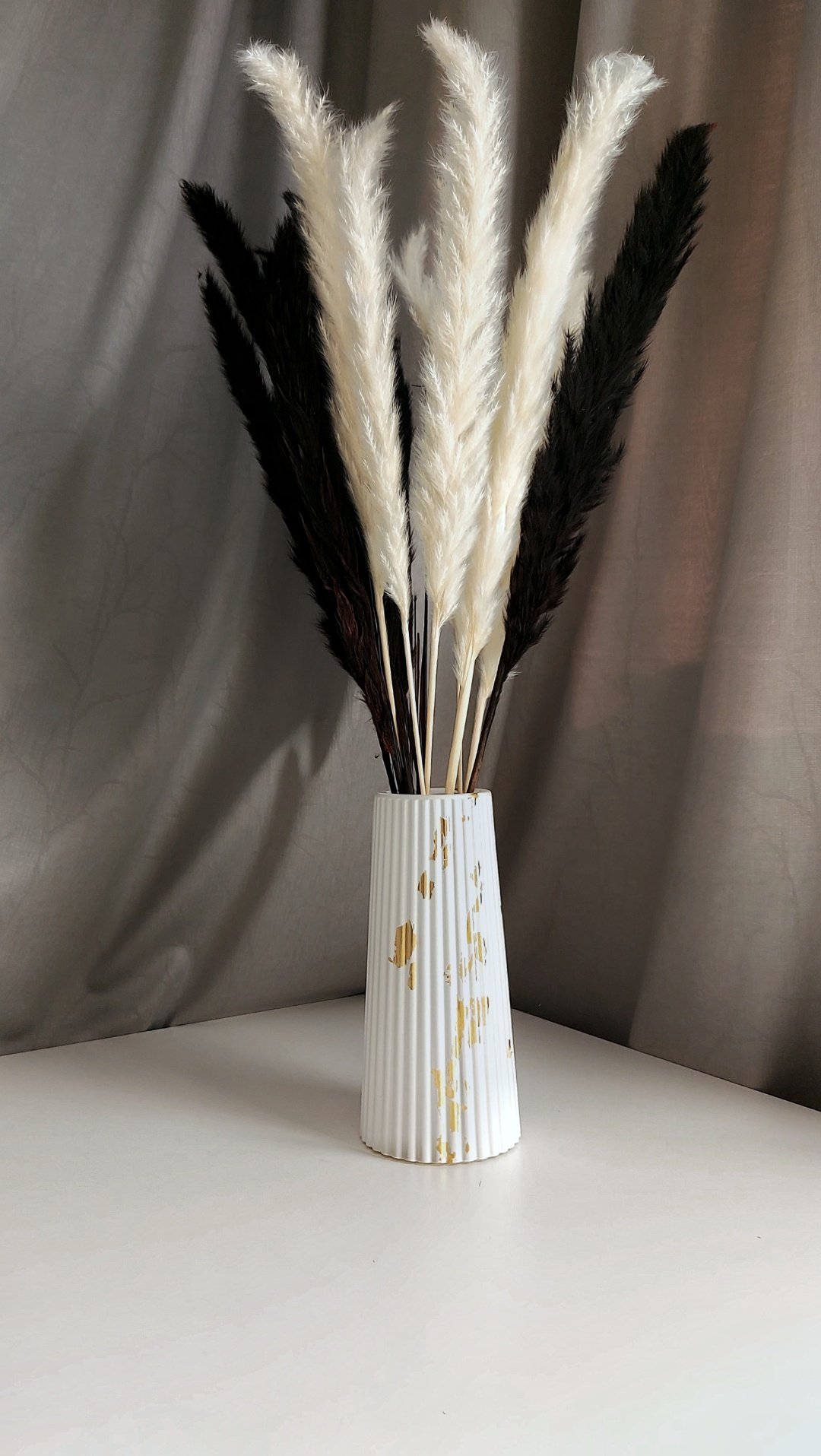 ALBO DECOR ваза 19 см Базовая коллекция 505613, гипс