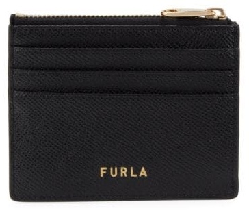 Картхолдер FURLA натуральная кожа черный