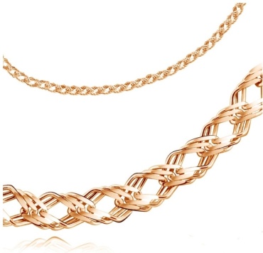 Raia Gold 0571 длина 55 см, вес 6.28 г золото, плетение тройной ромб