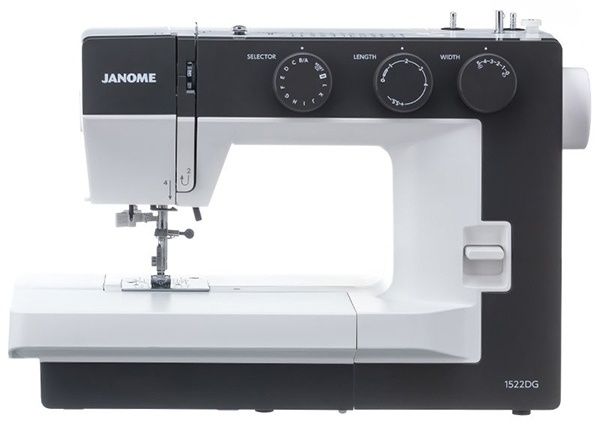 Швейная машина Janome 1522DG белый, черный