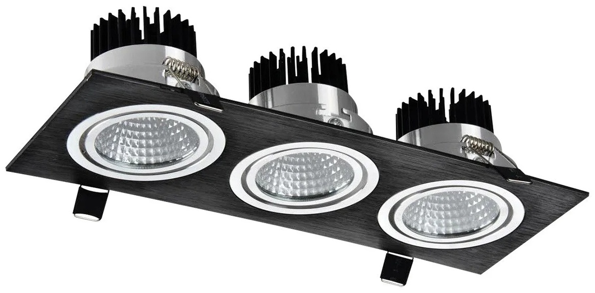 Светильник настенно-потолочный TEKLED LED 5 Вт черный