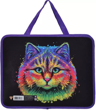 Папка для внеклассных занятий Пчелка Colored Cat ПМ-А4-26, А4, черный