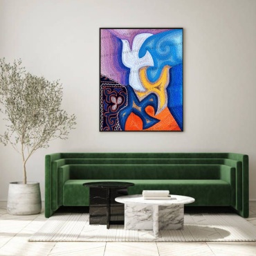 Mode Bild репродукция Бейбітшілік құсы 65x90 см