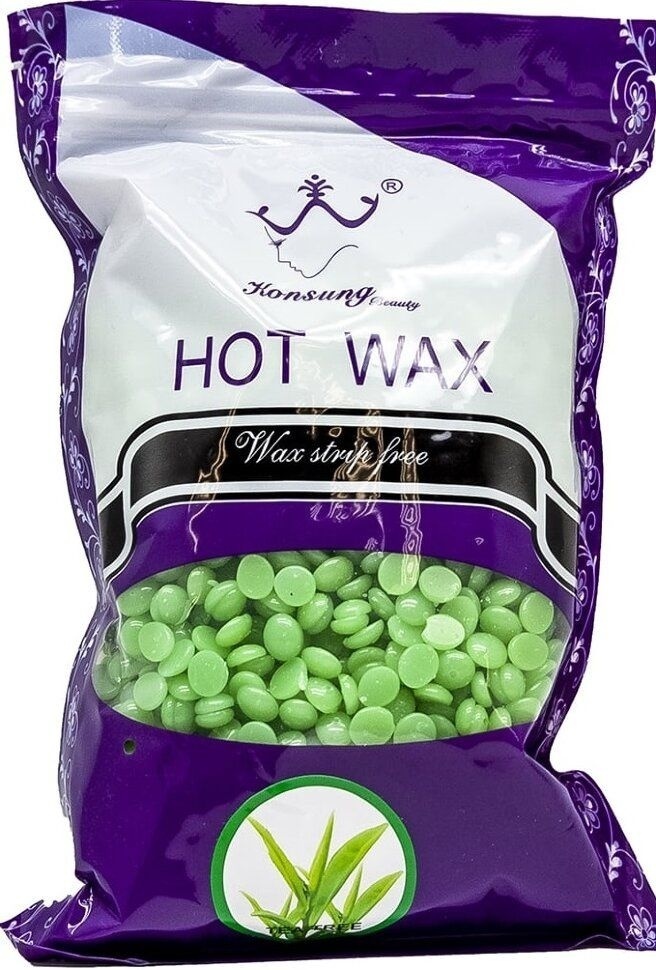 Воск пленочный Konsung Beauty Hot Wax Алоэ плотность средняя в гранулах 300 г
