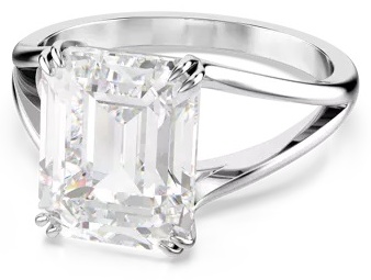 Кольцо Swarovski размер 19 ювелирный сплав, цирконий