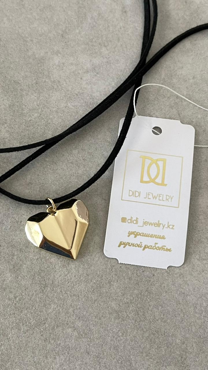 Чокер DiDi Jewelry длина 130 см натуральная замша без вставок