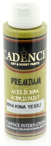 Акриловые CADENCE Краска акриловая 8014, Зеленая хна Зелёная хна 1 шт 70 мл