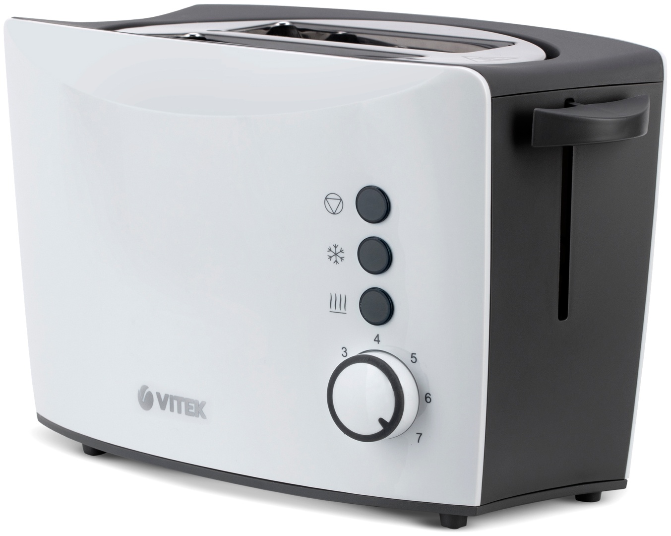 Тостер Vitek VT-7166 белый, серый