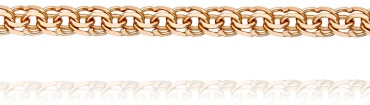 ALEXEEV Gold & Jewelry 570005022-1 длина 50 см, вес 4 г золото, плетение бисмарк