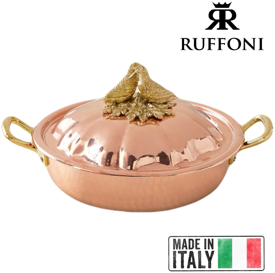 Сотейник 4.3 л, RUFFONI Copper Lovebirds Knob медь