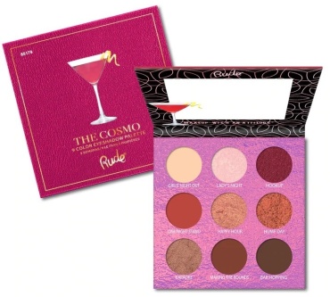 RUDE тени прессованные Cocktail Party 9 Color Eyeshadow Palette The Cosmo