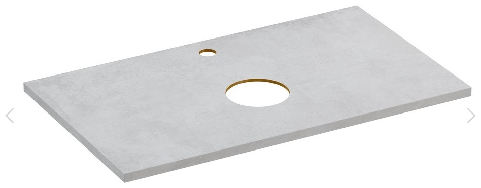 Столешница Cersanit Balance 80 64186, искусственный мрамор, 45x80x2 см
