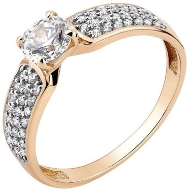 Kari jewelry b2101800 размер 17 вес 1.97 г золото, фианит