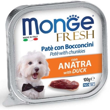 Monge Fresh с уткой все породы 100 г 1 шт