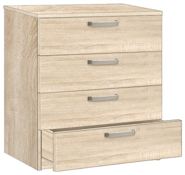 Комод БОРОВИЧИ 02.06, 80.60x44.70x86 см, бежевый