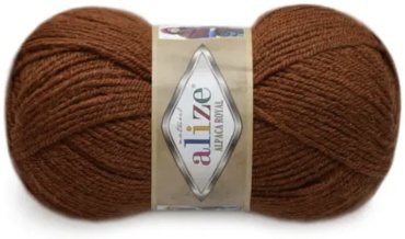 Моток Alize Alpaca Royal 690 кирпичный 250 м 100 г