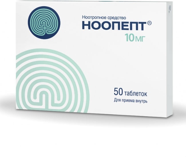 Купить Ноопепт таблетки 10 мг 50 шт в Алматы – Магазин на Kaspi.kz