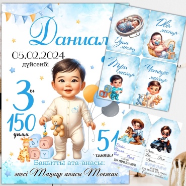 Design from Aylin Метрика и фотокарточки карточка 19 шт
