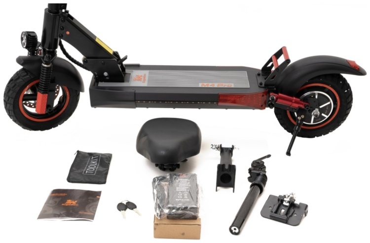 Купить Самокат Самокат KU Kirin M4 Pro 2022 16279251_119681 черный в ...
