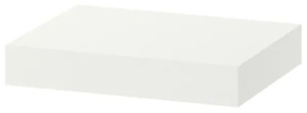 Полка IKEA Лакк 30379496, 30х26x5 см, белый