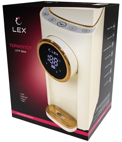 LEX LXTP 3604, термопот (бежевый) 3