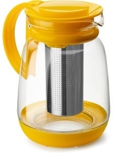 Чайник Apollo Lush LUS-160-Y 1.6 л, нержавеющая сталь, пластик, стекло