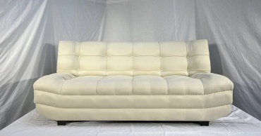 Диван прямой Divan.kz 5, 190х75 см, обивка рогожка, белый