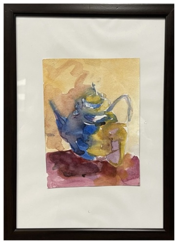 Ручная Работа картина Чайник 20x31 см
