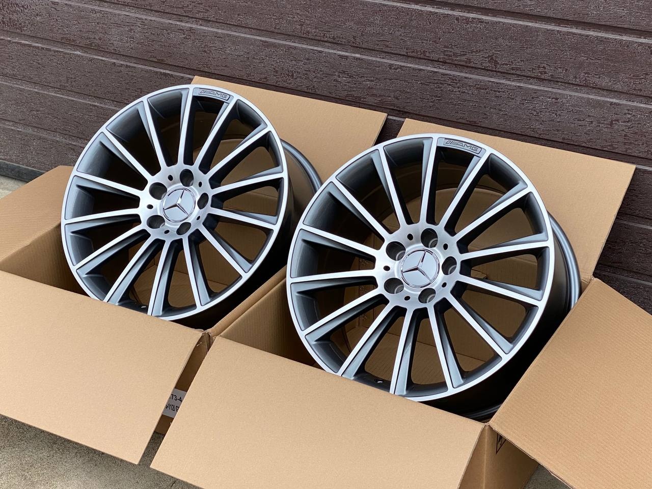WHEELIO mercedes 8x18/5x112 D66.6 ET40 4 диска серый