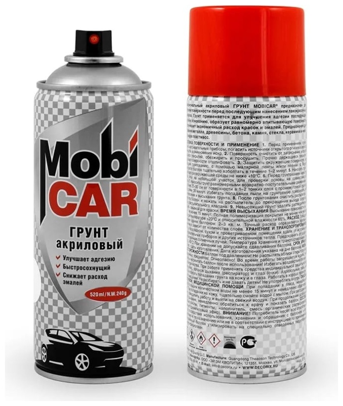 MobiCAR грунт-наполнитель акриловый белый 0.52 л