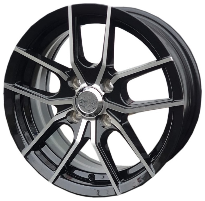 DWS 1801 6x14/4x100 D67.1 ET35 черный, серебристый