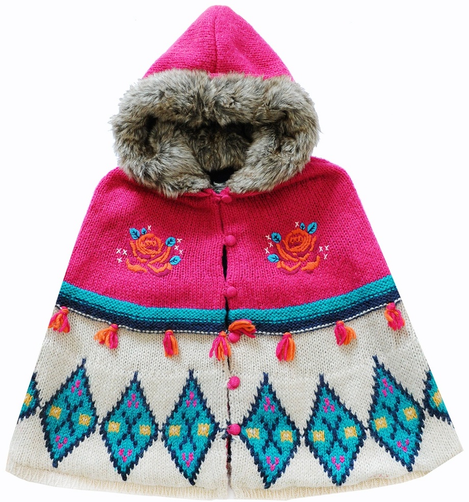 Пончо Catimini розовый