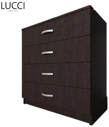Комод LUCCI 237679778, 70x33x72 см, темно-коричневый