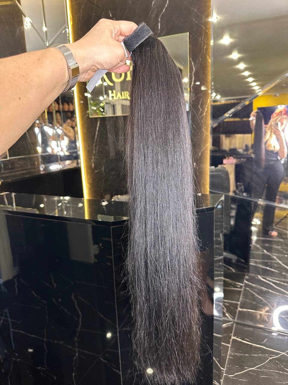 Kukla.hair.kz шиньон черный женский