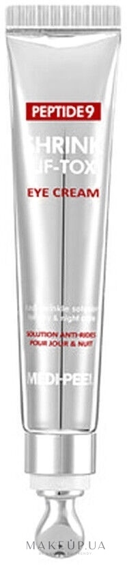 MEDI-PEEL крем Peptide 9 Shrink Lif-Tox для области вокруг глаз 20 мл, фото 8