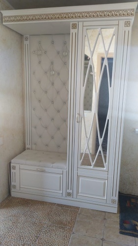 Вешалка Элит 533349, ЛДСП, 135x210 см, белый