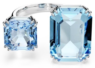 Кольцо Swarovski размер 18.5 ювелирный сплав, кристаллы Swarovski