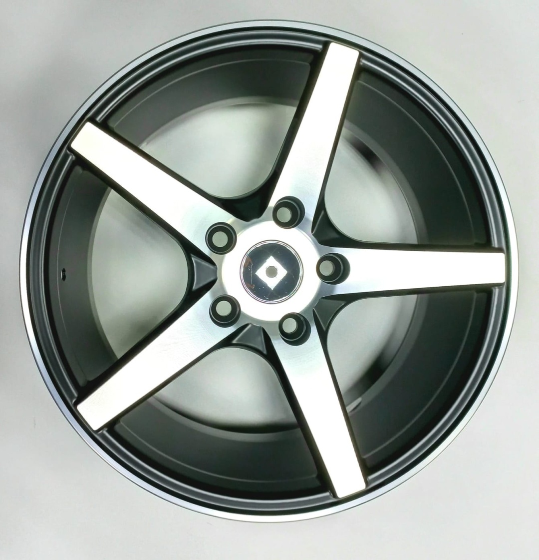 ALLOYSEED 5123 7x16/5x114.3 D73.1 ET38 черный, серебристый