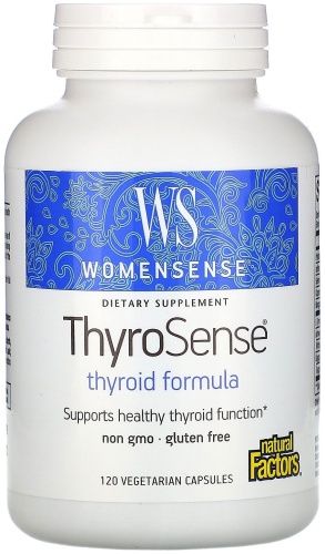 Natural Factors WomenSense ThyroSense 120 капсул