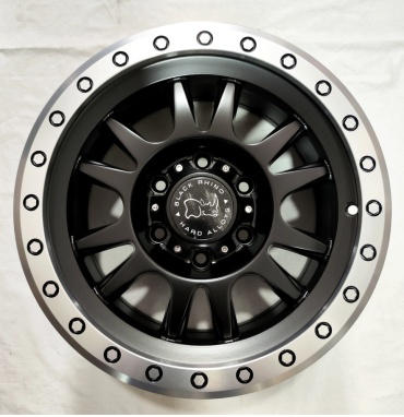 DRS 323 8x16/6x139.7 D110 ET0 4 диска черный, серебристый