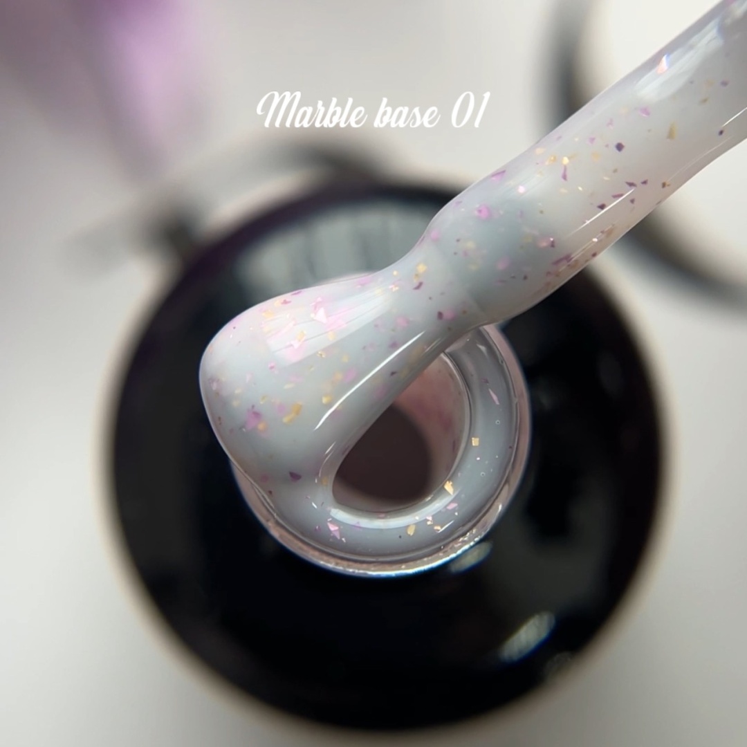 Stefany for nails базовое покрытие Marble base 01 камуфлирующее 15 мл